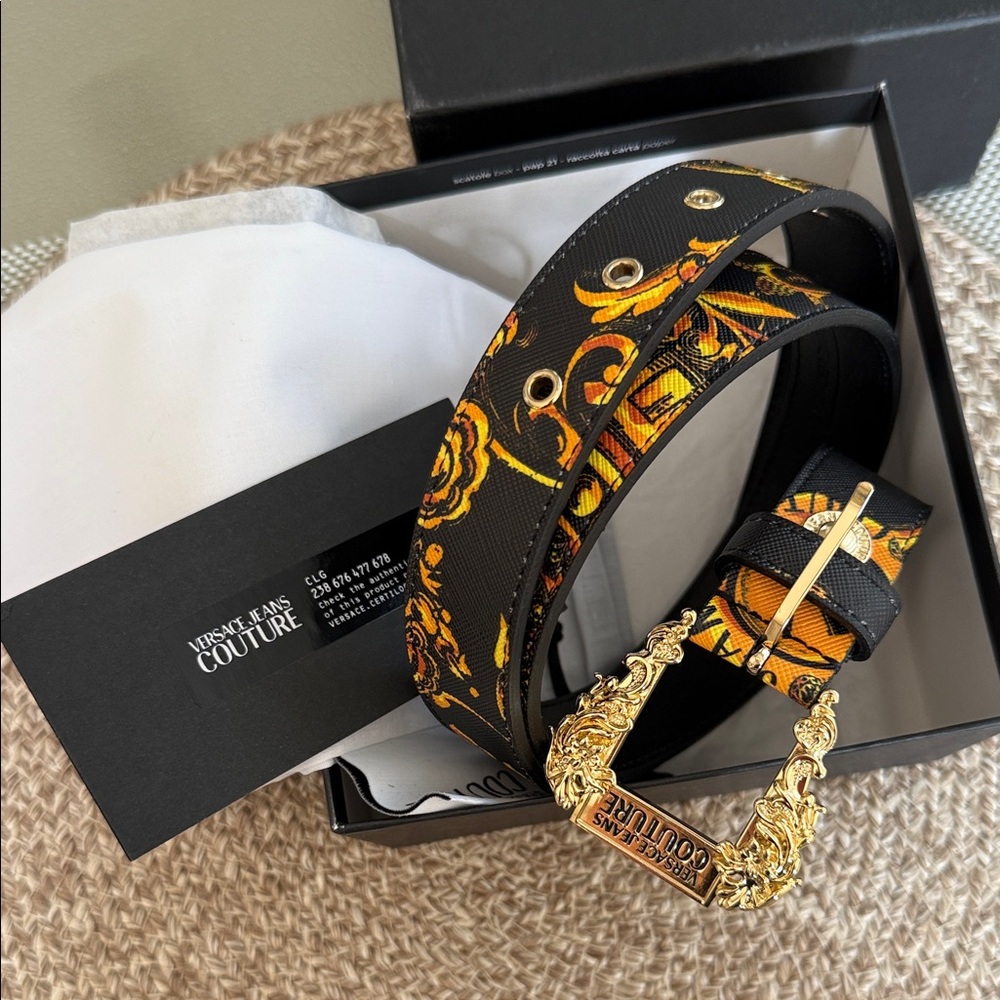 Versace Jeans Collection Black and Gold Men's Bag